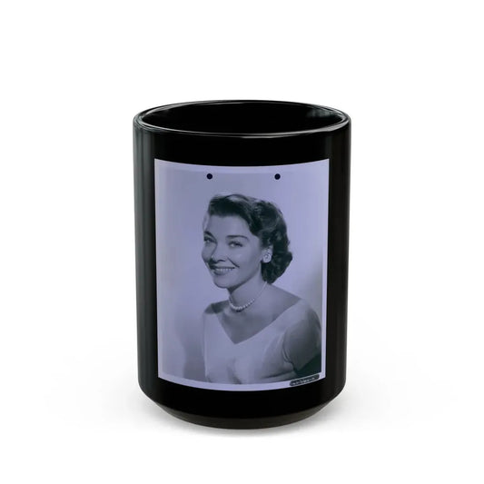 Virginia Leith #29 (Vintage Female Icon) Black Coffee Mug 15oz - Go Mug Yourself