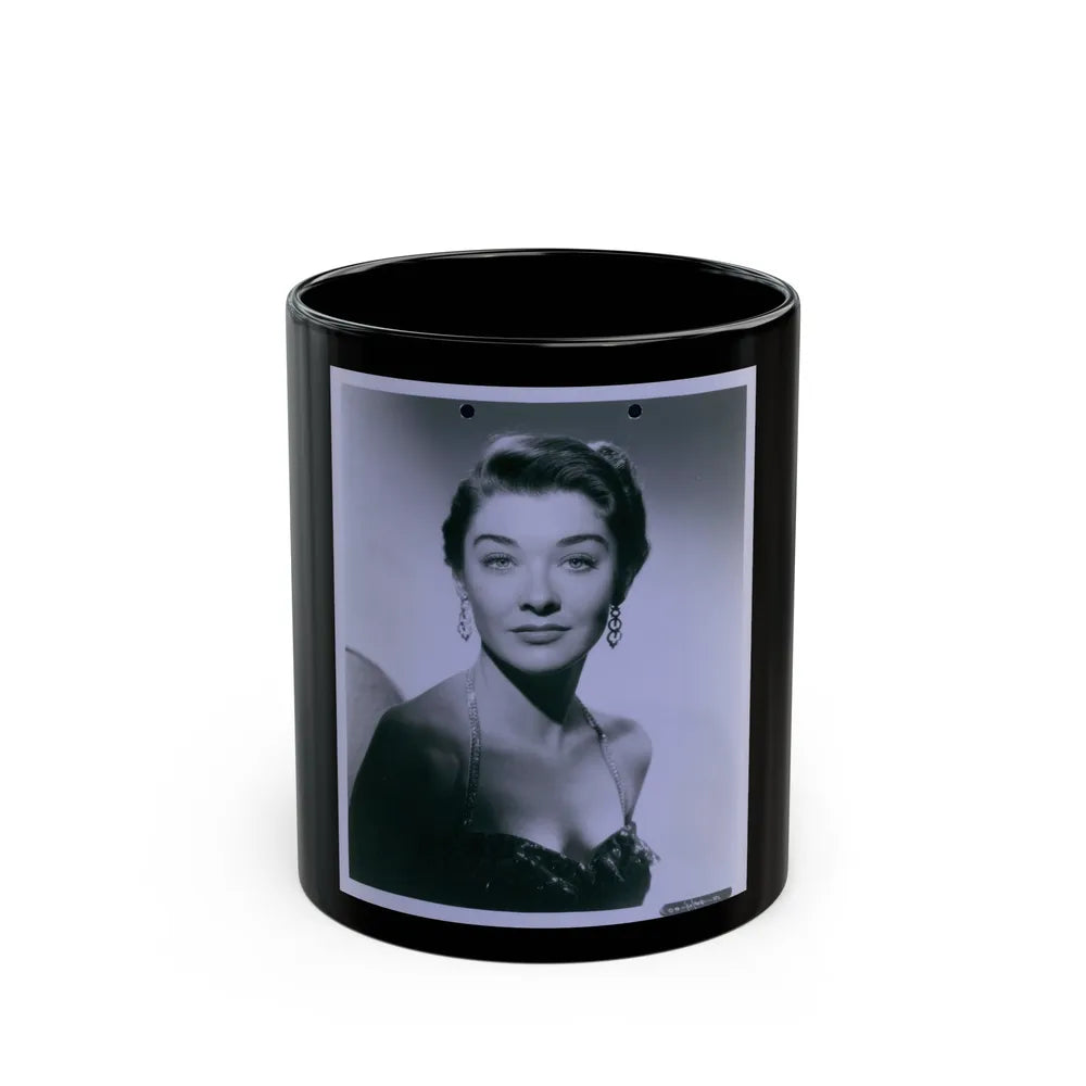 Virginia Leith #30 (Vintage Female Icon) Black Coffee Mug-11oz-Go Mug Yourself