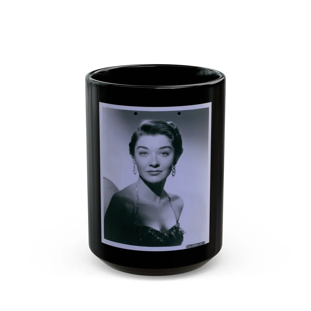 Virginia Leith #30 (Vintage Female Icon) Black Coffee Mug-15oz-Go Mug Yourself