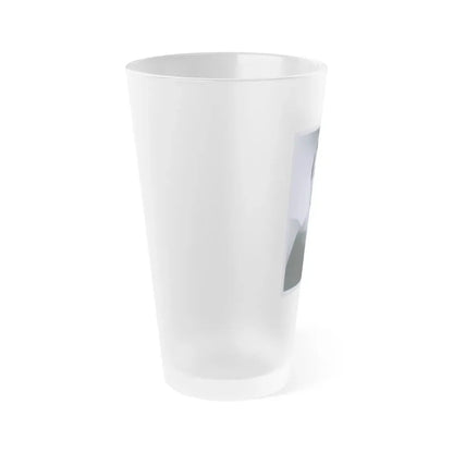 Virginia Leith #30 (Vintage Female Icon) Frosted Pint Glass 16oz - Go Mug Yourself