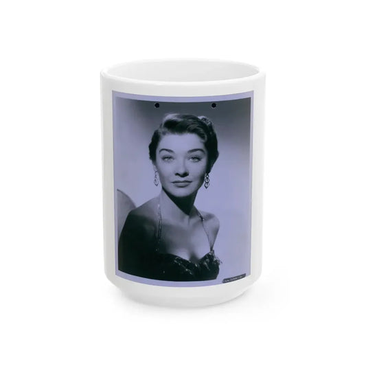 Virginia Leith #30 (Vintage Female Icon) White Coffee Mug 15oz - Go Mug Yourself
