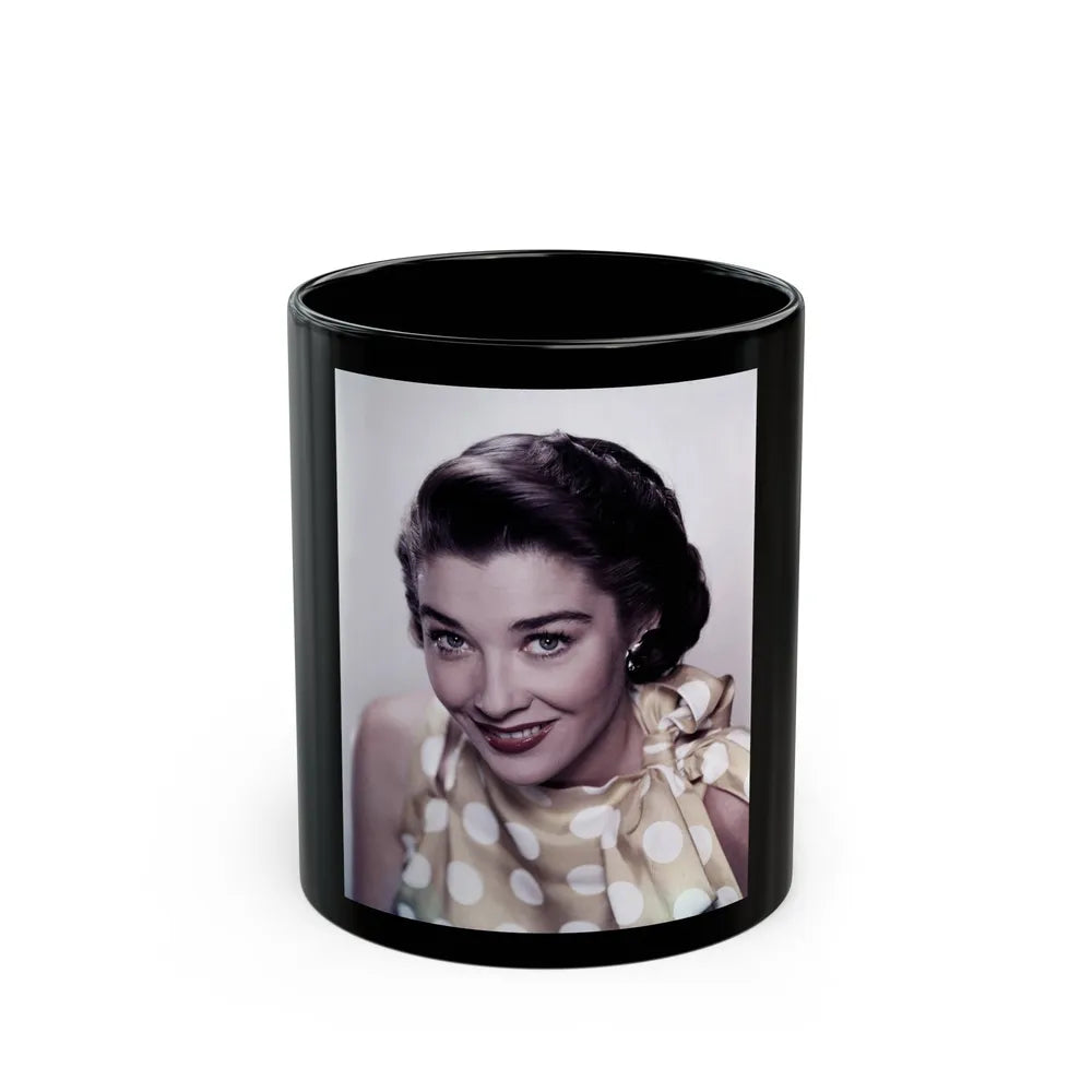 Virginia Leith #33 (Vintage Female Icon) Black Coffee Mug-11oz-Go Mug Yourself