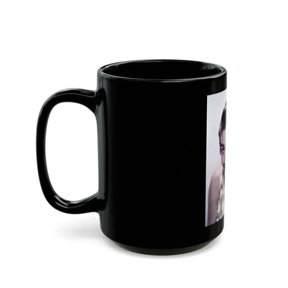Virginia Leith #33 (Vintage Female Icon) Black Coffee Mug - Go Mug Yourself
