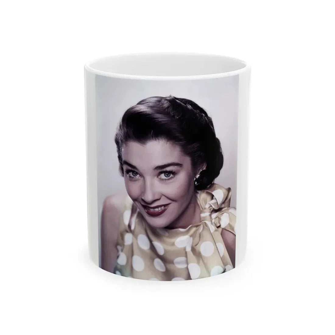 Virginia Leith #33 (Vintage Female Icon) White Coffee Mug 11oz - Go Mug Yourself