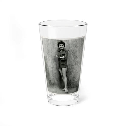 Virginia Leith #38 (Vintage Female Icon) Pint Glass 16oz 16oz - Go Mug Yourself