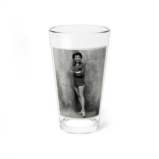 Virginia Leith #38 (Vintage Female Icon) Pint Glass 16oz 16oz - Go Mug Yourself