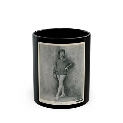 Virginia Leith #46 (Vintage Female Icon) Black Coffee Mug 11oz - Go Mug Yourself