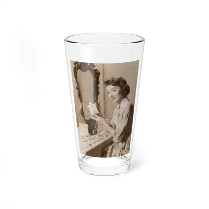 Virginia Leith #47 (Vintage Female Icon) Pint Glass 16oz 16oz - Go Mug Yourself