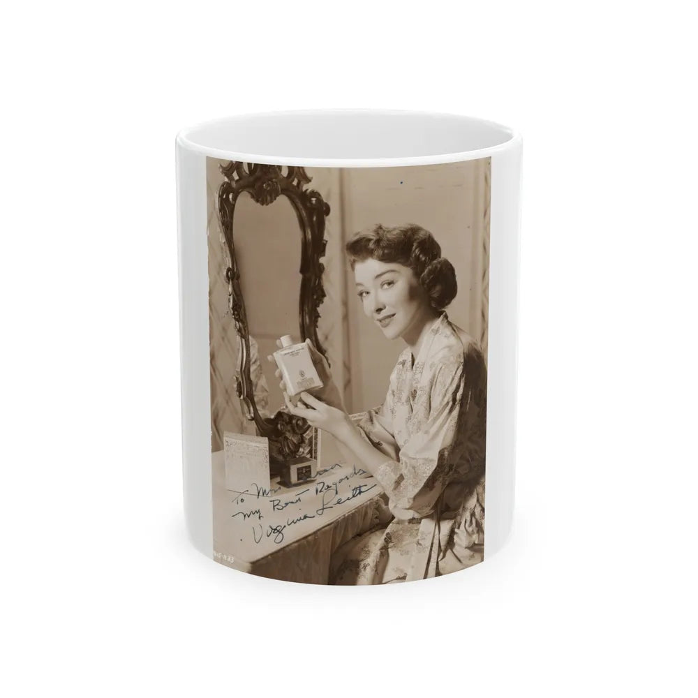 Virginia Leith #47 (Vintage Female Icon) White Coffee Mug-11oz-Go Mug Yourself