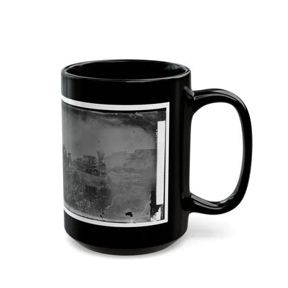 Virginia. Locomotive On The Orange & Alexandria Railroad (U.S. Civil War) Black Coffee Mug - Go Mug Yourself