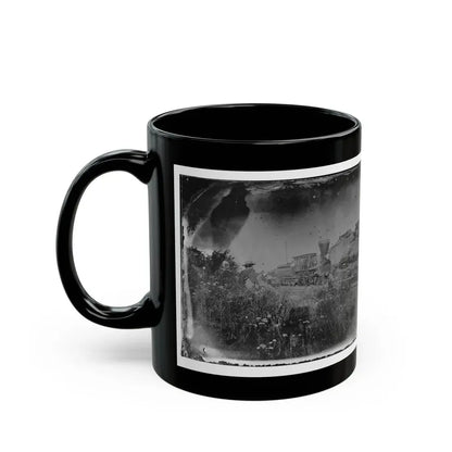 Virginia. Locomotive On The Orange & Alexandria Railroad (U.S. Civil War) Black Coffee Mug - Go Mug Yourself