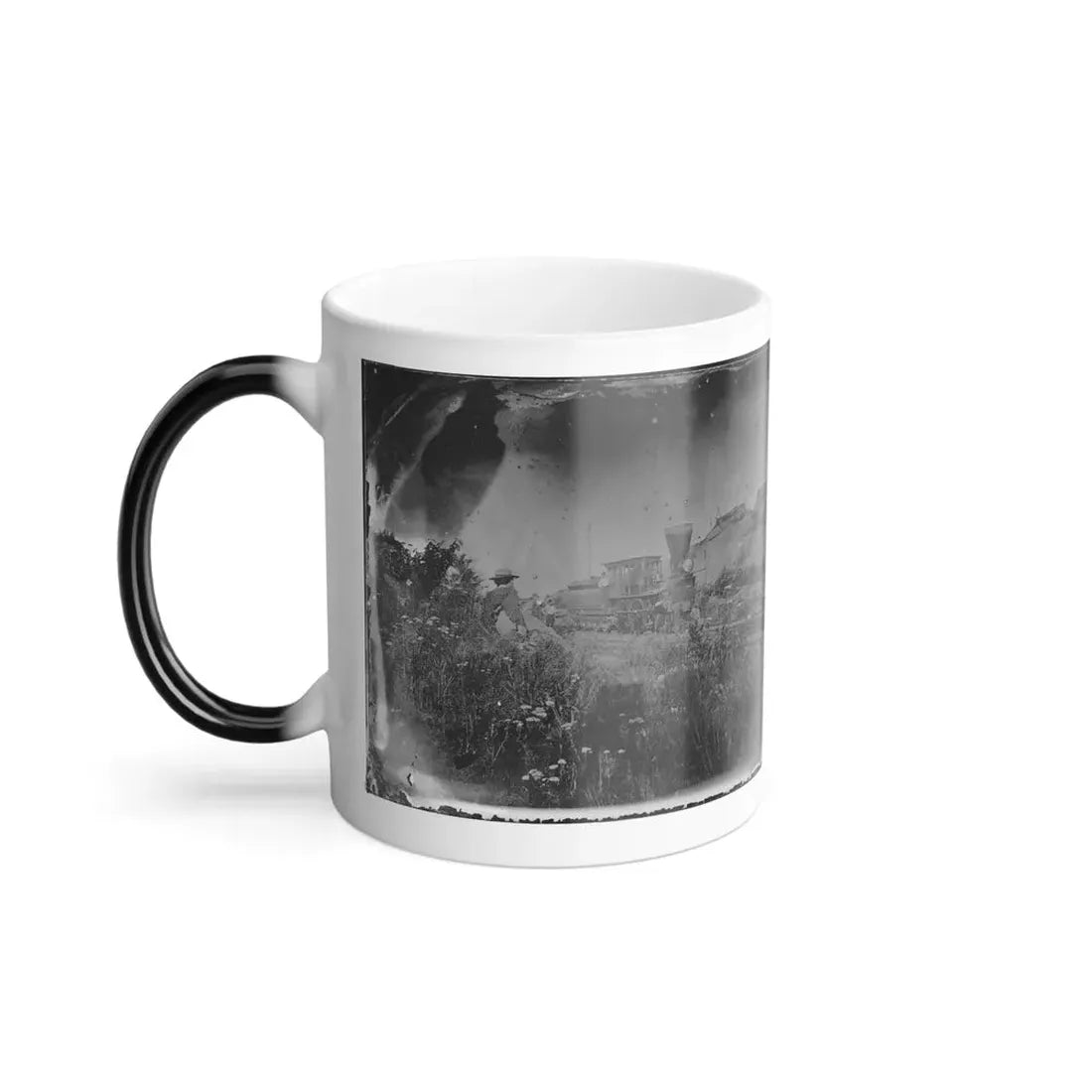 Virginia. Locomotive on the Orange & Alexandria Railroad (U.S. Civil War) Color Changing Coffee Mug 11oz - Go Mug Yourself