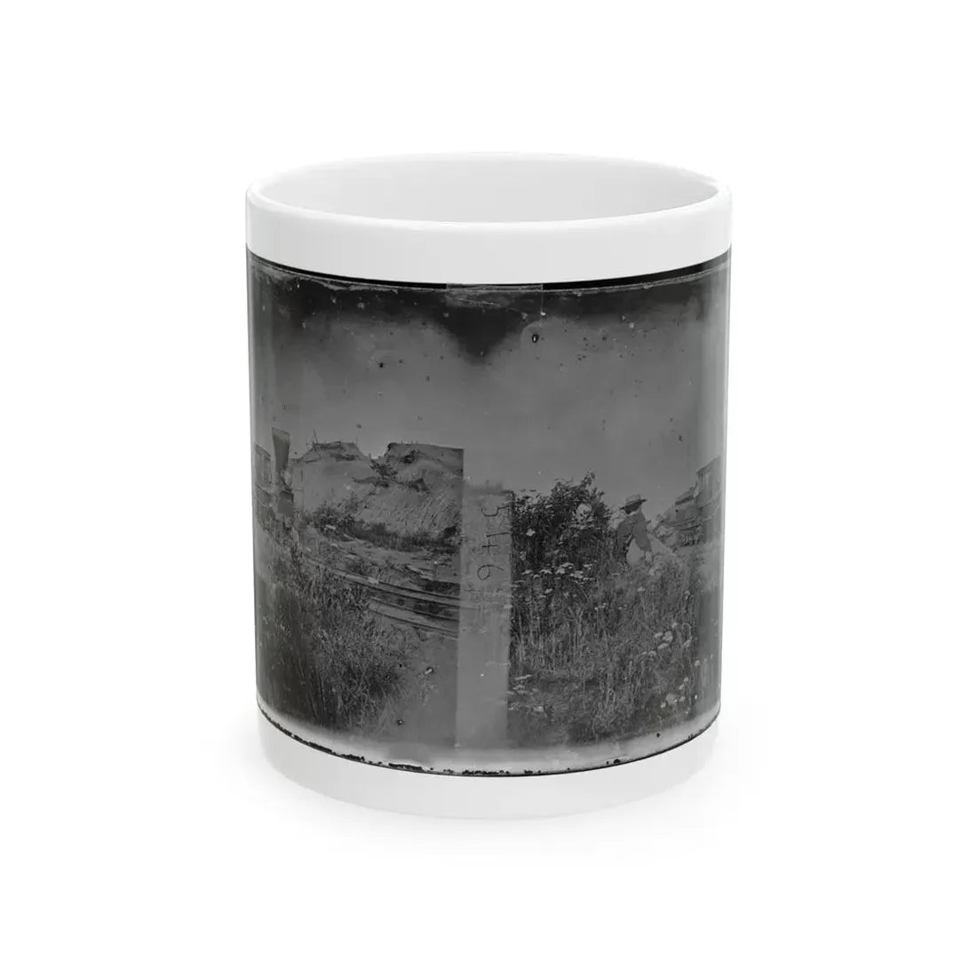 Virginia. Locomotive On The Orange & Alexandria Railroad (U.S. Civil War) White Coffee Mug 11oz - Go Mug Yourself