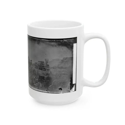 Virginia. Locomotive On The Orange & Alexandria Railroad (U.S. Civil War) White Coffee Mug - Go Mug Yourself
