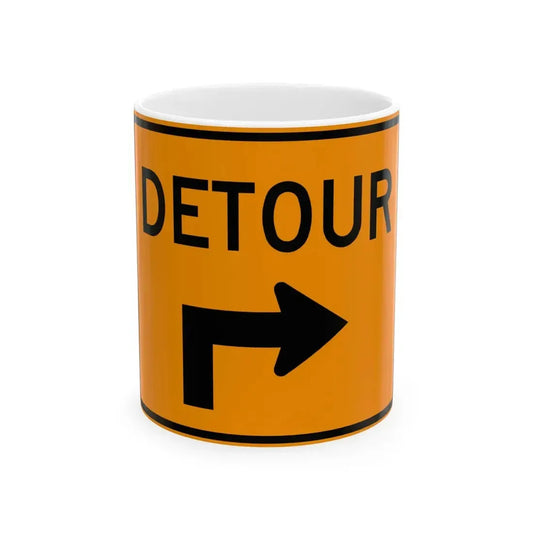 Virginia M4-V3R (Virginia) (Road Sign) White Coffee Mug 11oz - Go Mug Yourself