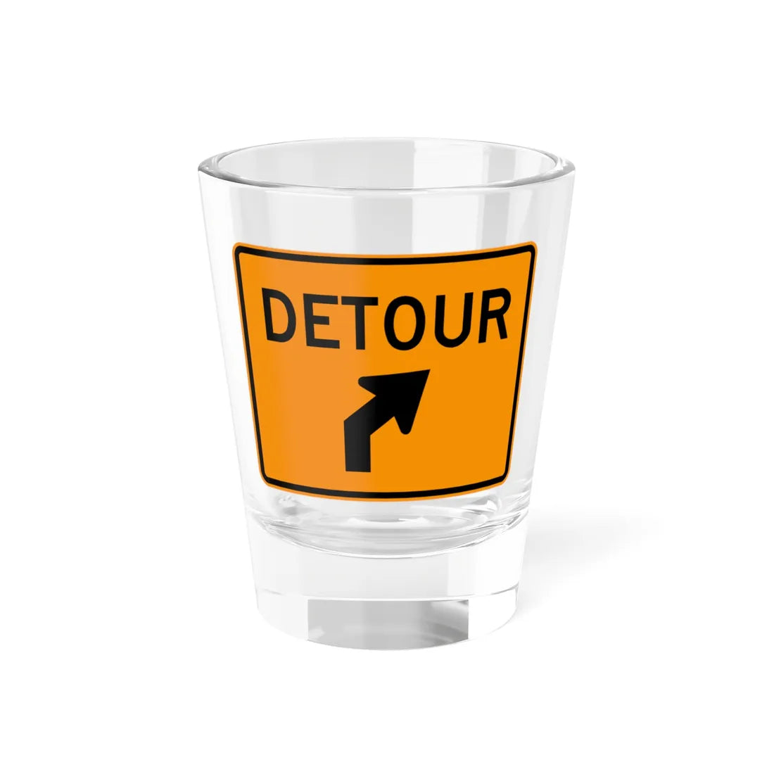 Virginia M4-V4R (Virginia) (Road Sign) Shot Glass 1.5oz 1.5oz - Go Mug Yourself