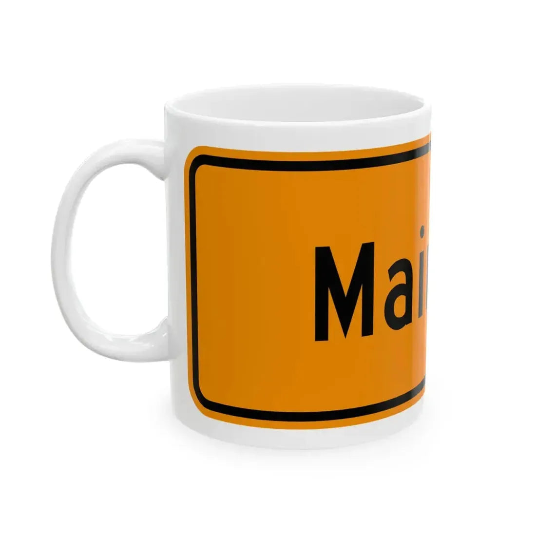 Virginia M4-VP1a (Virginia) (Road Sign) White Coffee Mug - Go Mug Yourself