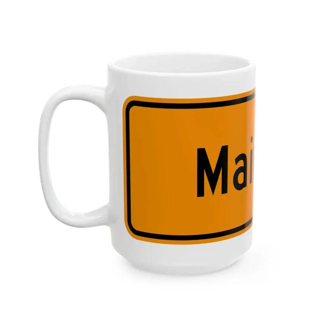 Virginia M4-VP1a (Virginia) (Road Sign) White Coffee Mug - Go Mug Yourself
