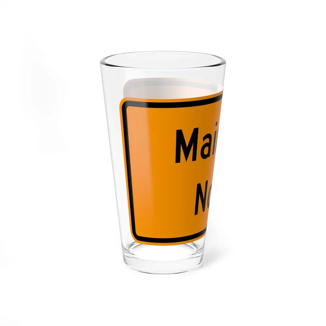 Virginia M4-VP1b (Virginia) (Road Sign) Pint Glass 16oz - Go Mug Yourself