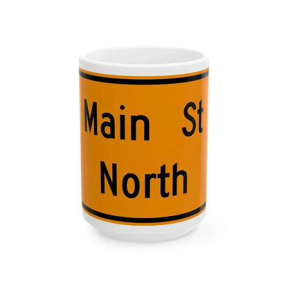 Virginia M4-VP1b (Virginia) (Road Sign) White Coffee Mug 15oz - Go Mug Yourself