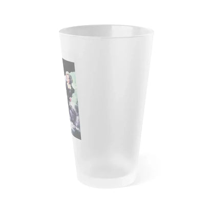 Virginia Mayo #121 (Vintage Female Icon) Frosted Pint Glass 16oz - Go Mug Yourself