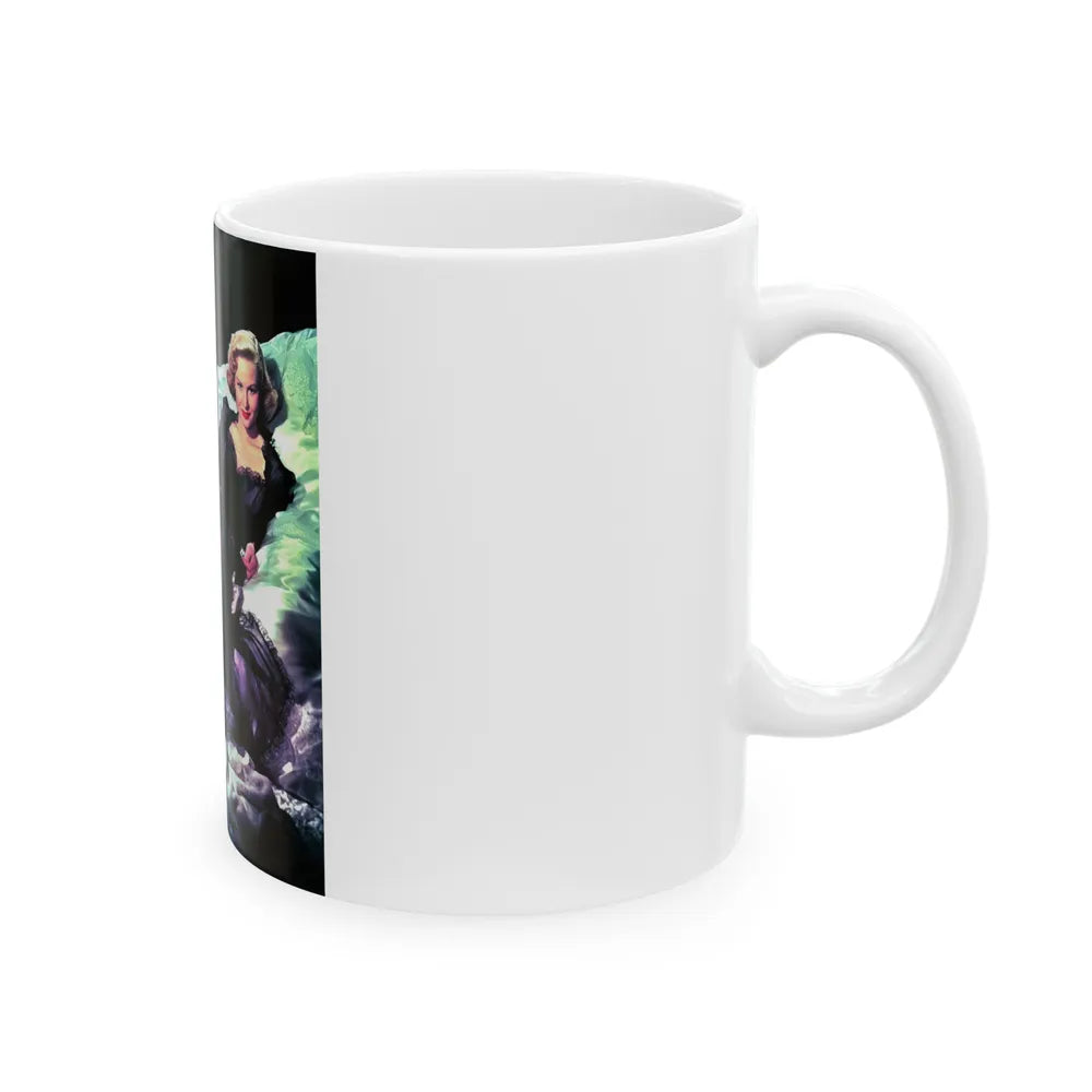 Virginia Mayo #121 (Vintage Female Icon) White Coffee Mug-Go Mug Yourself