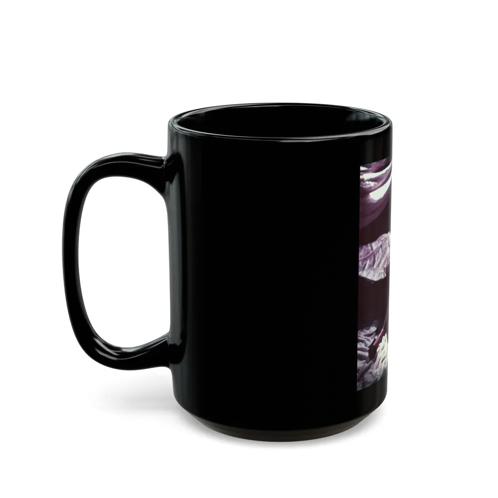 Virginia Mayo #1211 (Vintage Female Icon) Black Coffee Mug-Go Mug Yourself