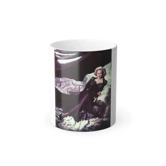 Virginia Mayo #1211 (Vintage Female Icon) Color Changing Mug 11oz 11oz - Go Mug Yourself