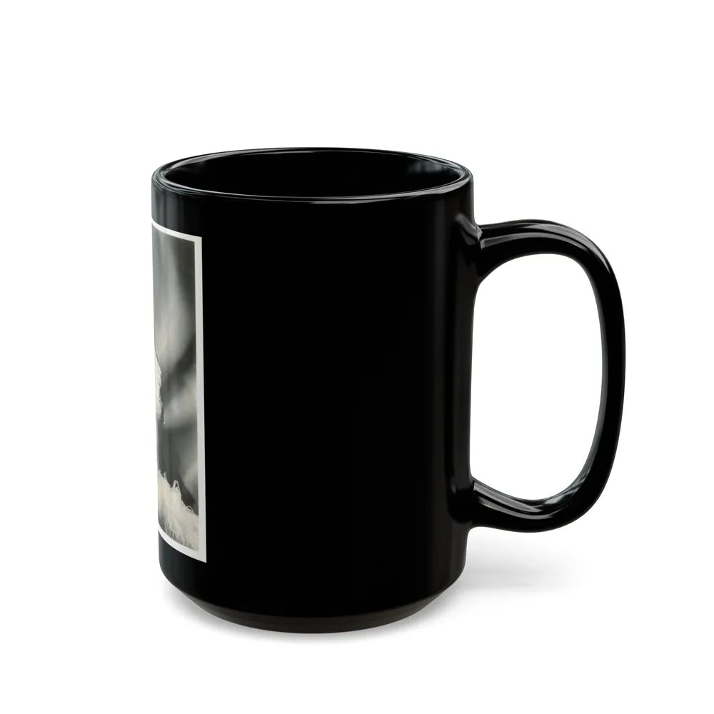 Virginia Mayo #144 (Vintage Female Icon) Black Coffee Mug-Go Mug Yourself