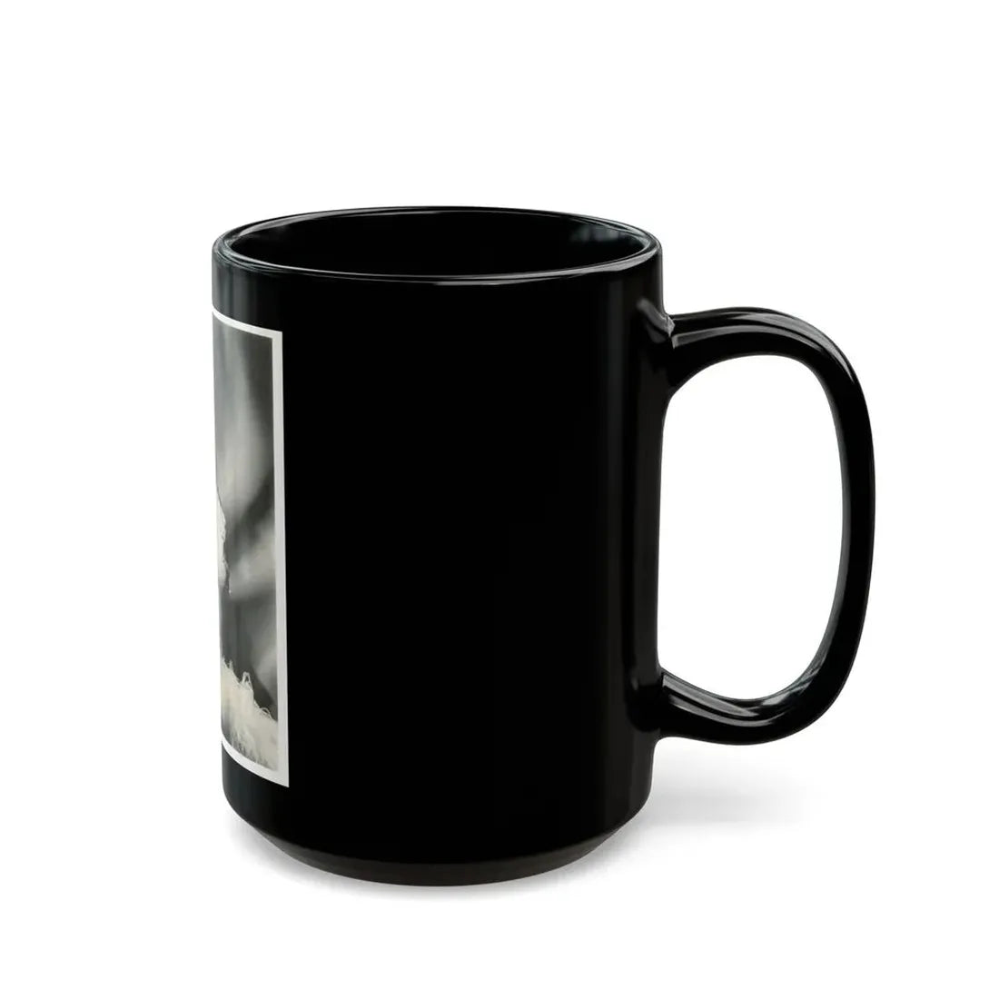 Virginia Mayo #144 (Vintage Female Icon) Black Coffee Mug - Go Mug Yourself