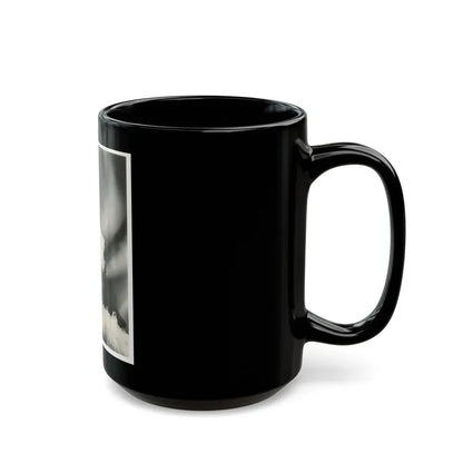 Virginia Mayo #144 (Vintage Female Icon) Black Coffee Mug - Go Mug Yourself