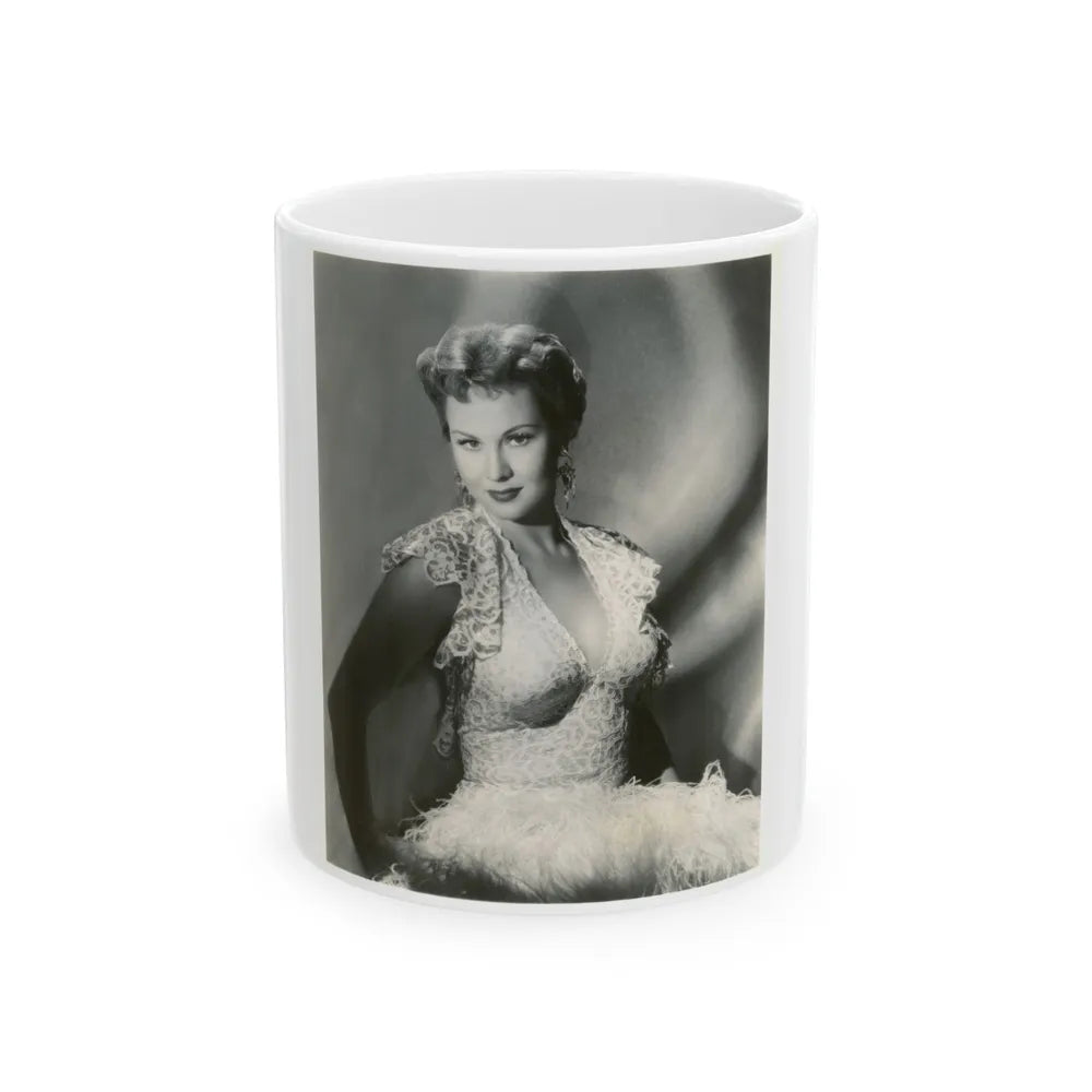 Virginia Mayo #144 (Vintage Female Icon) White Coffee Mug-11oz-Go Mug Yourself