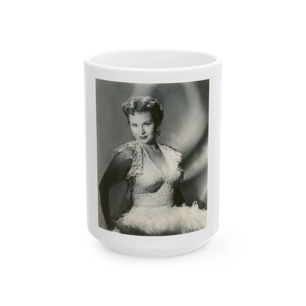 Virginia Mayo #144 (Vintage Female Icon) White Coffee Mug-15oz-Go Mug Yourself