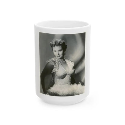 Virginia Mayo #144 (Vintage Female Icon) White Coffee Mug 15oz - Go Mug Yourself