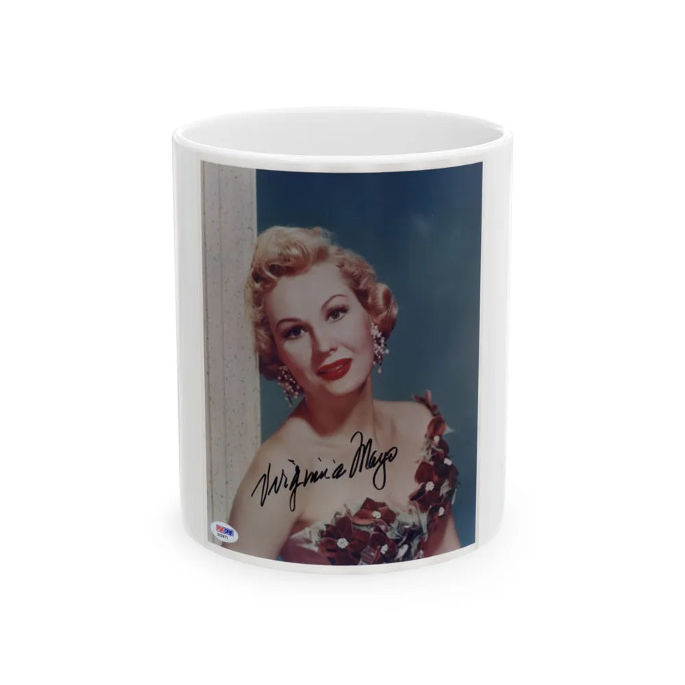 Virginia Mayo #146 (Vintage Female Icon) White Coffee Mug-11oz-Go Mug Yourself