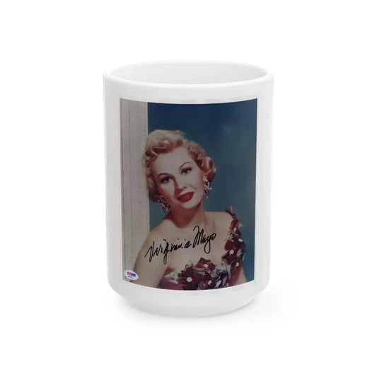 Virginia Mayo #146 (Vintage Female Icon) White Coffee Mug 15oz - Go Mug Yourself