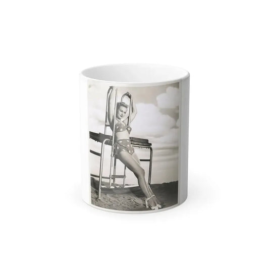 Virginia Mayo #151 (Vintage Female Icon) Color Changing Mug 11oz 11oz - Go Mug Yourself