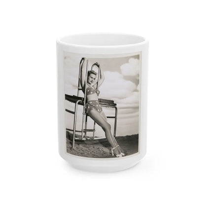 Virginia Mayo #151 (Vintage Female Icon) White Coffee Mug-15oz-Go Mug Yourself