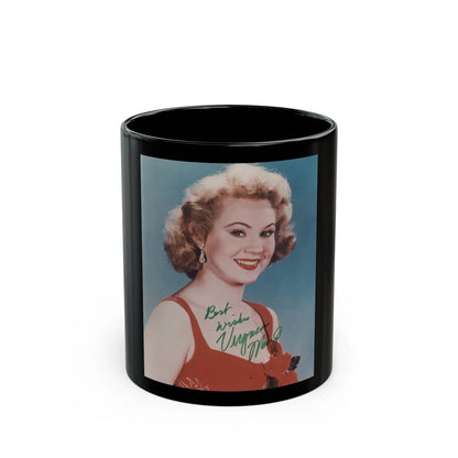 Virginia Mayo #153 (Vintage Female Icon) Black Coffee Mug-11oz-Go Mug Yourself