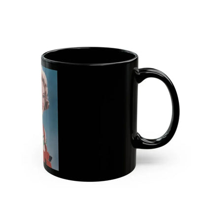 Virginia Mayo #153 (Vintage Female Icon) Black Coffee Mug - Go Mug Yourself