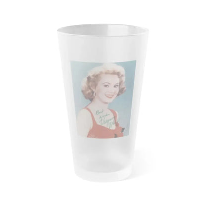 Virginia Mayo #153 (Vintage Female Icon) Frosted Pint Glass 16oz 16oz Frosted - Go Mug Yourself