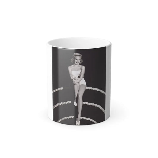 Virginia Mayo #1571 (Vintage Female Icons) Color Changing Mug 11oz-11oz-Go Mug Yourself
