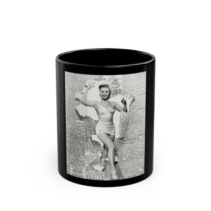 Virginia Mayo #158 (Vintage Female Icon) Black Coffee Mug 11oz - Go Mug Yourself
