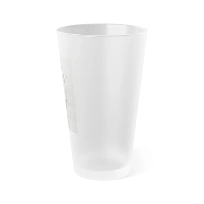 Virginia Mayo #158 (Vintage Female Icon) Frosted Pint Glass 16oz - Go Mug Yourself