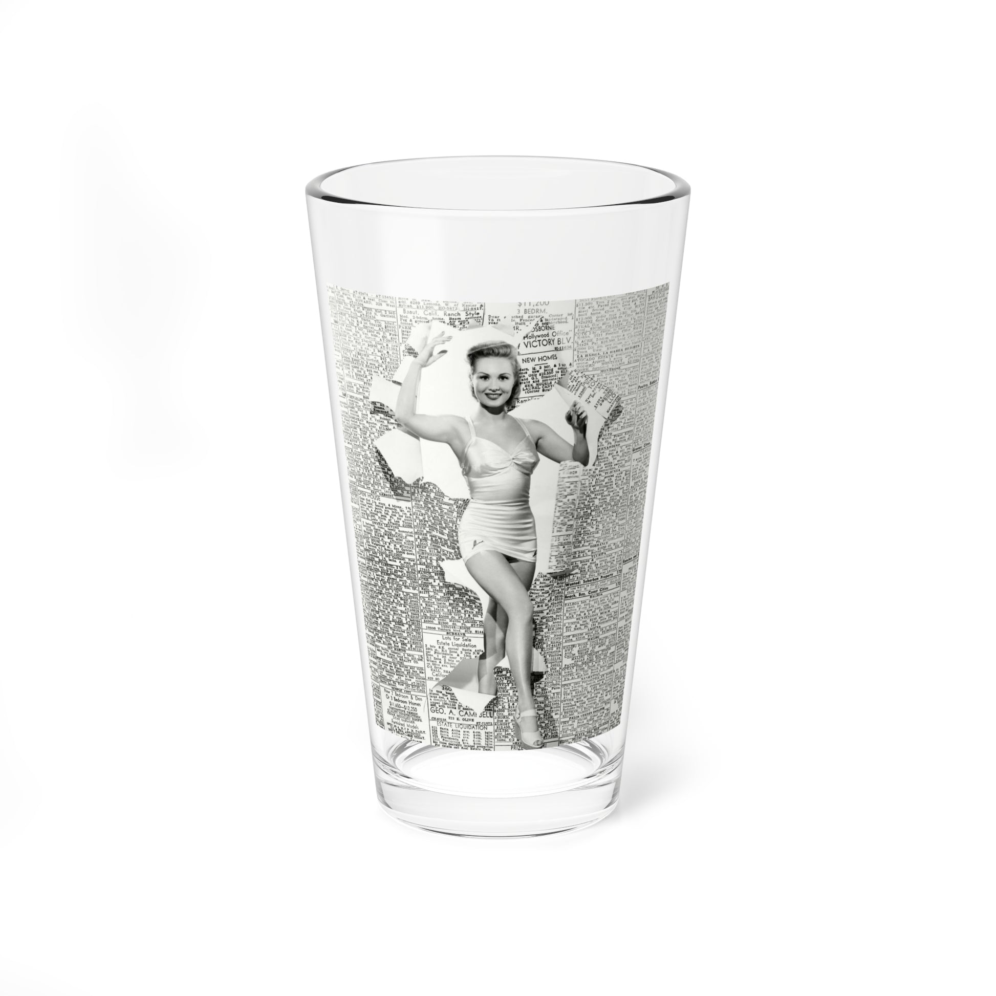 Virginia Mayo #158 (Vintage Female Icon) Pint Glass 16oz-16oz-Go Mug Yourself