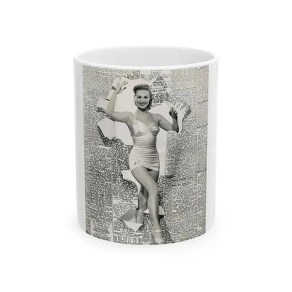 Virginia Mayo #1581 (Vintage Female Icon) White Coffee Mug 11oz - Go Mug Yourself