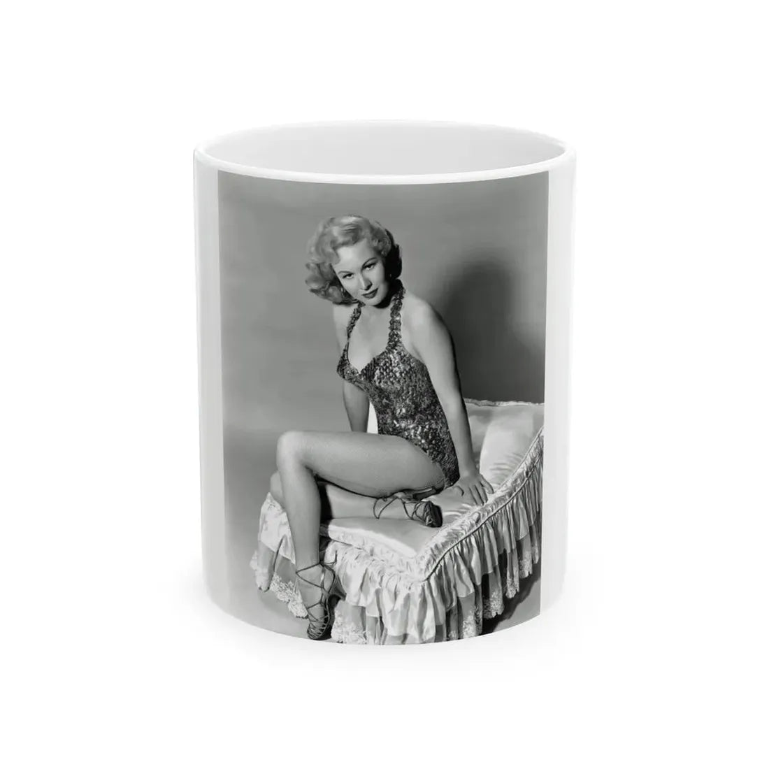 Virginia Mayo #170 (Vintage Female Icon) White Coffee Mug 11oz - Go Mug Yourself
