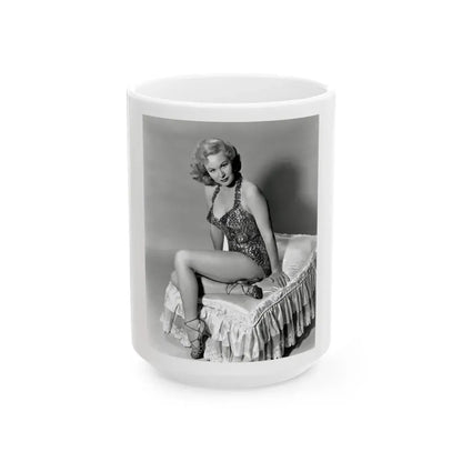 Virginia Mayo #170 (Vintage Female Icon) White Coffee Mug 15oz - Go Mug Yourself