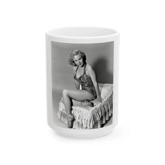 Virginia Mayo #170 (Vintage Female Icon) White Coffee Mug 15oz - Go Mug Yourself
