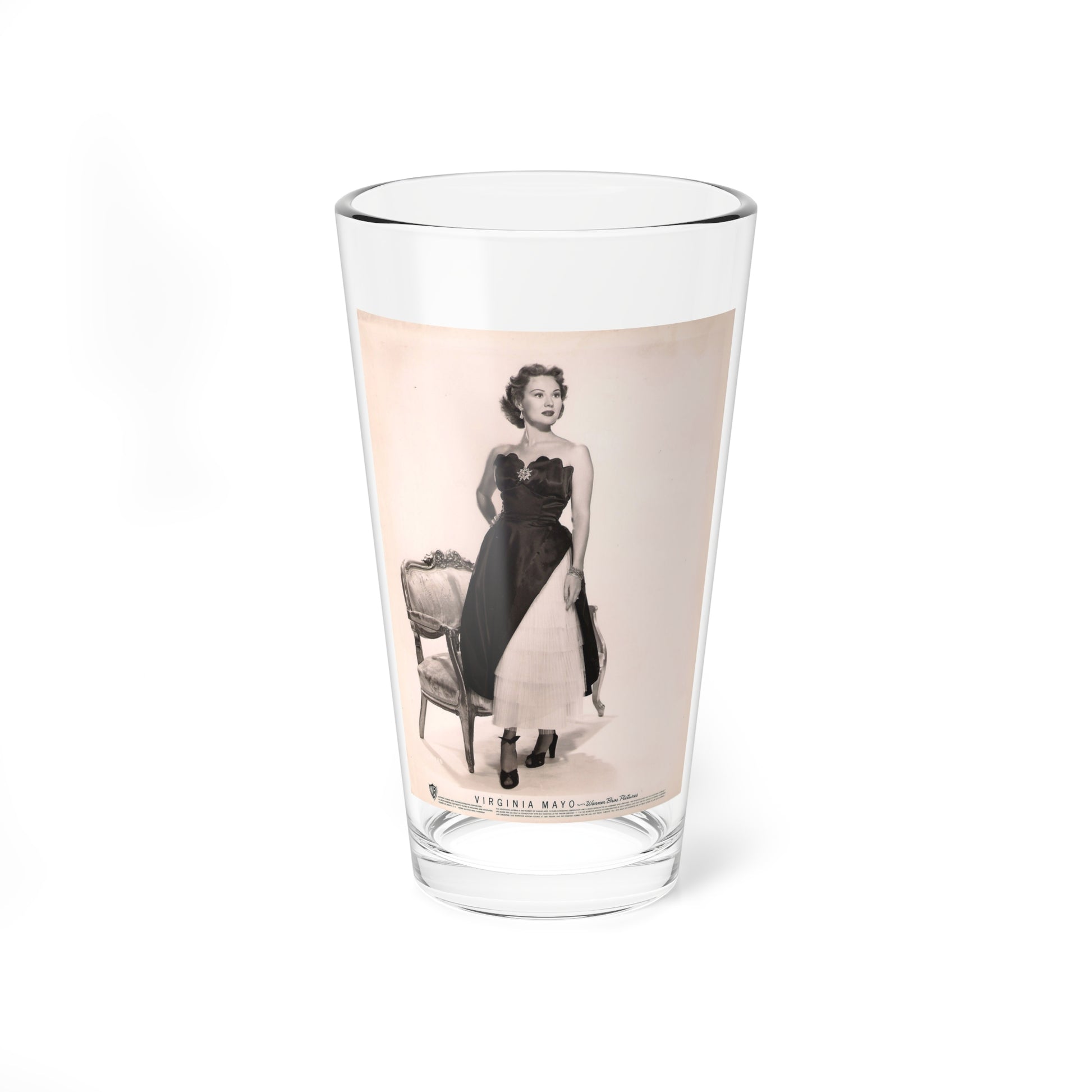 Virginia Mayo #179 (Vintage Female Icon) Pint Glass 16oz-16oz-Go Mug Yourself